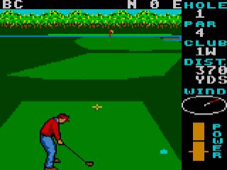 World Class Leader Board Golf screenshot 4 for Sega Game Gear